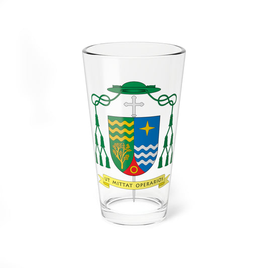 Escudo de Jesús Moliné Labarta (Spain) (Coat of Arms) Pint Glass 16oz