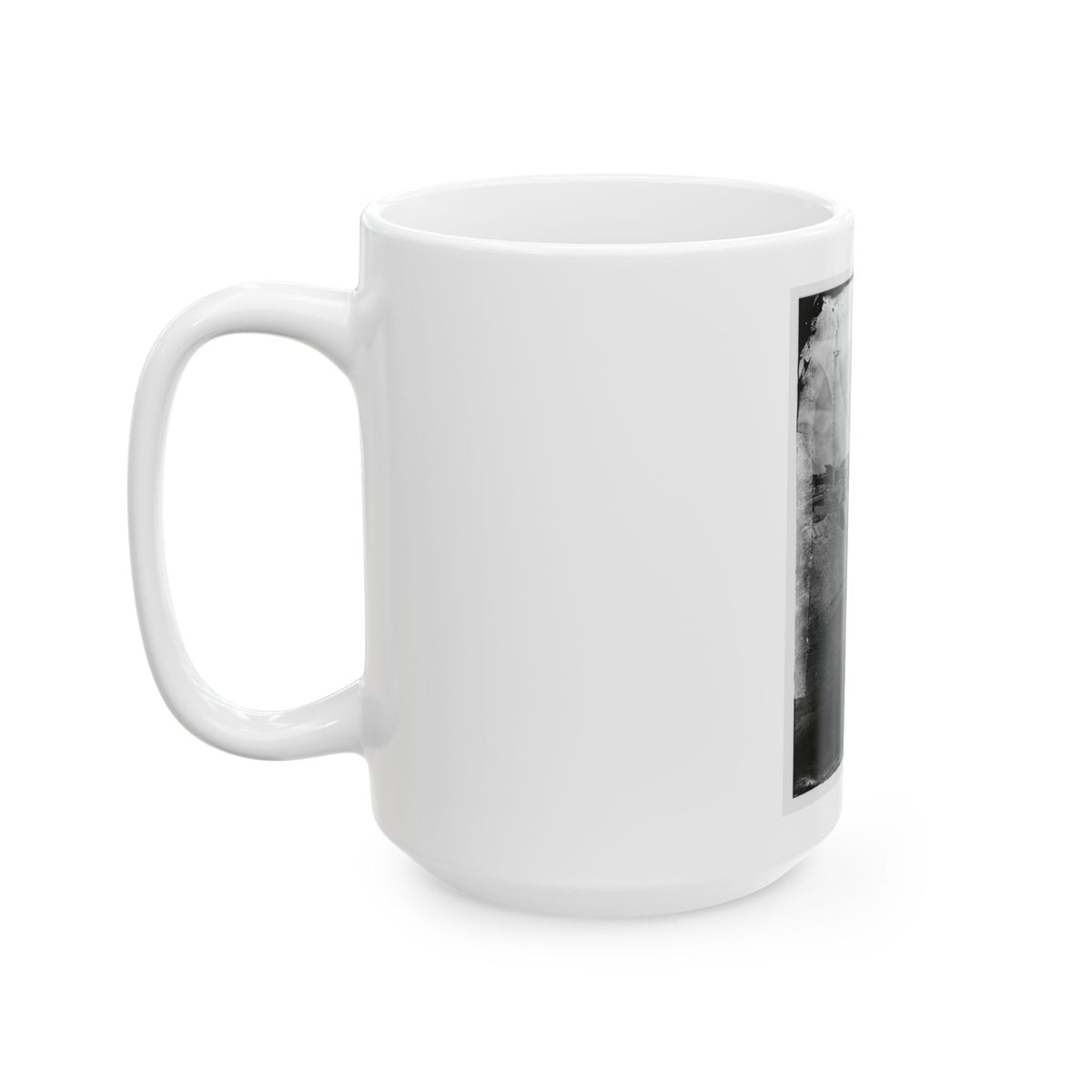 Fort Pulaski, Ga. Interior View Of Rear Parapet (U.S. Civil War) White Coffee Mug