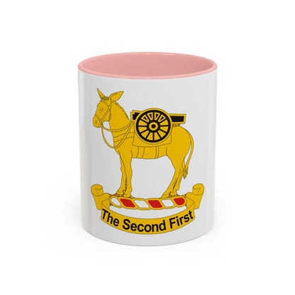 2nd Field Artillery Regiment (U.S. Army) Accent Coffee Mug