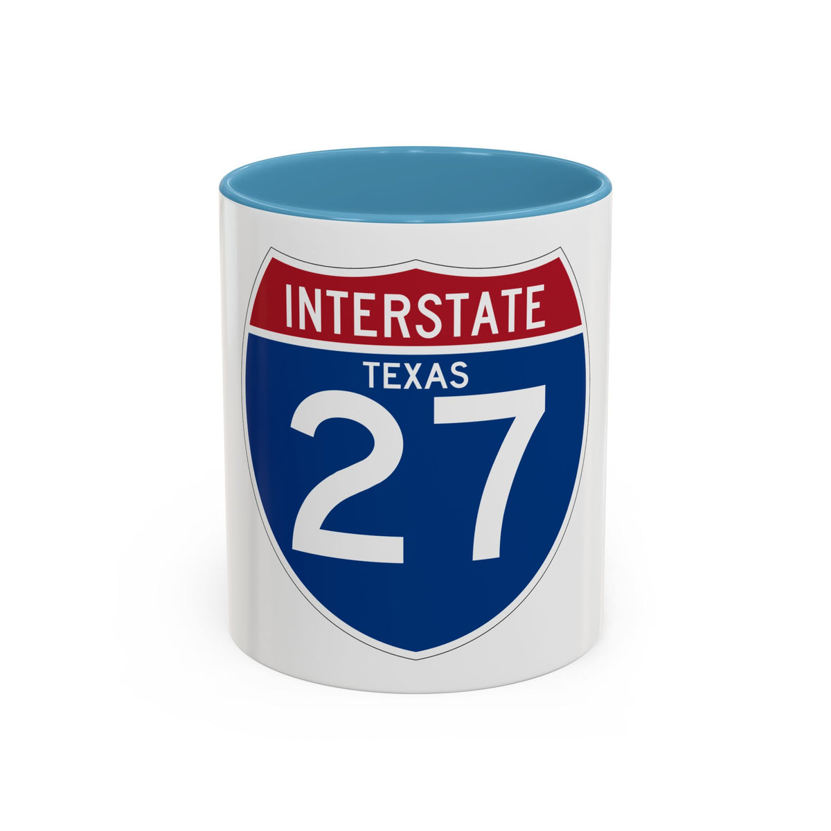 Interstate 27 (U.S. Highways) Accent Coffee Mug