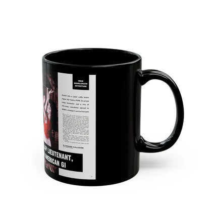 Buried Alive, Male magazine, December 1960 - Black Coffee Mug-Go Mug Yourself