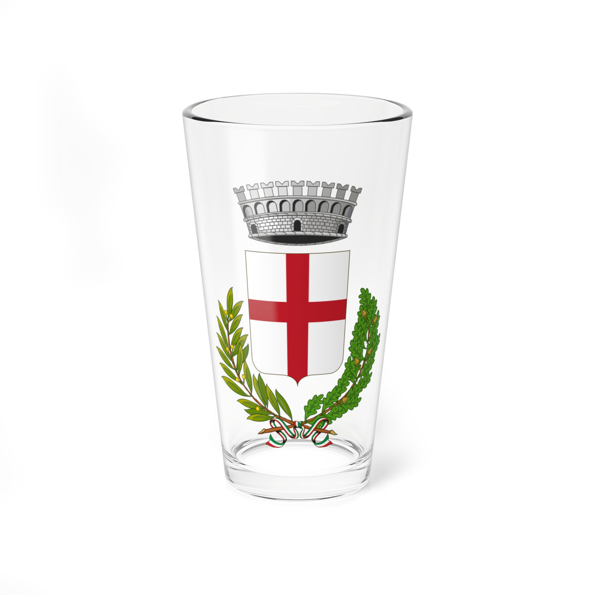 San Vito di Leguzzano-Stemma (Italy) (Coat of Arms) Pint Glass 16oz