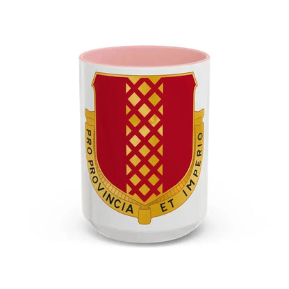 951st Antiaircraft Artillery Gun Battalion (U.S. Army) Accent Coffee Mug 15oz Pink - Go Mug Yourself