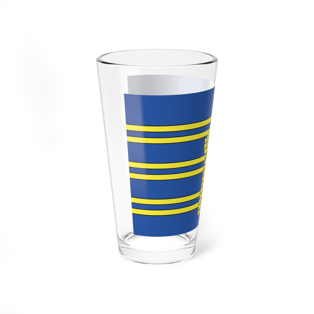 Drapeau fr departement Territoire de Belfort (France) Pint Glass 16oz