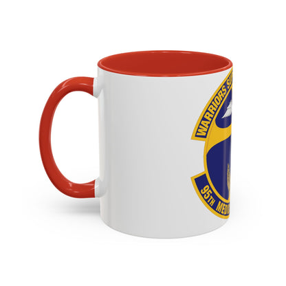 95th Medical Support Squadron (U.S. Air Force) Accent Coffee Mug