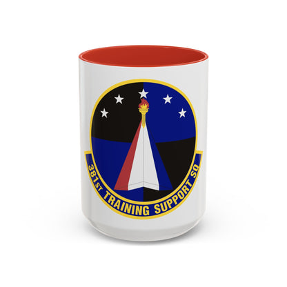 381st Training Support Squadron (U.S. Air Force) Accent Coffee Mug
