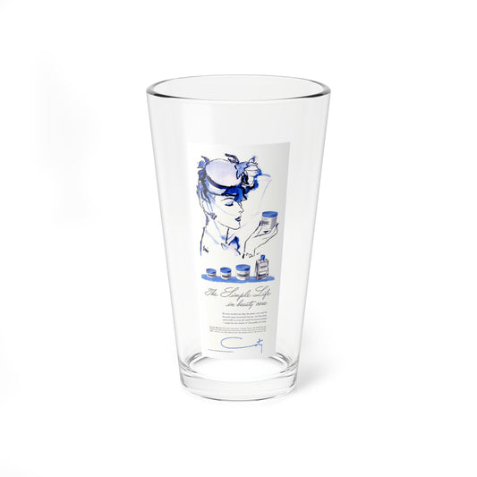 Illustration for Coty, 1943 - Pint Glass 16oz