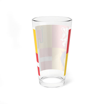 Flag of Auvergne-Rhone-Alpes incorrect (France) Pint Glass 16oz