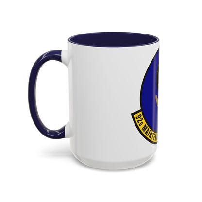 92 Maintenance Operations Squadron AMC (U.S. Air Force) Accent Coffee Mug