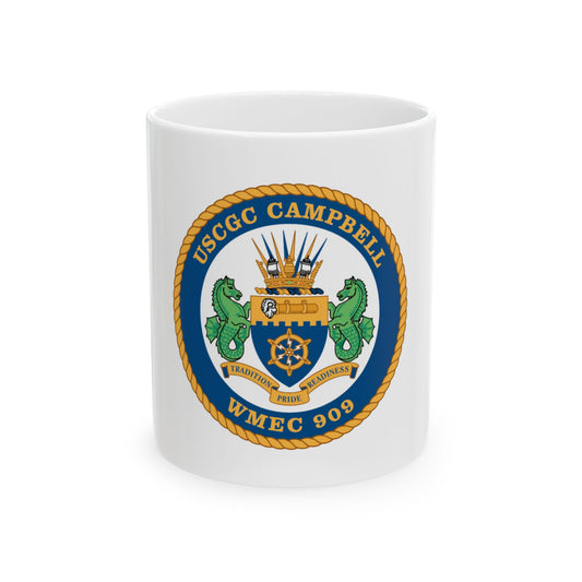 USCGC Campbell WMEC 909 (U.S. Coast Guard) White Coffee Mug