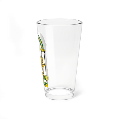 Escudo de Andalucía oficial (Spain) (Coat of Arms) Pint Glass 16oz