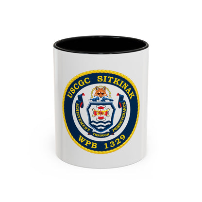 USCGC Sitkinak WPB 1329 (U.S. Coast Guard) Accent Coffee Mug