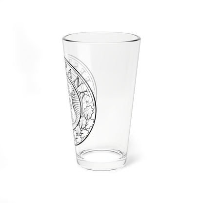Seal of the Bank of Estonia 2 (Estonia) (Coat of Arms) Pint Glass 16oz