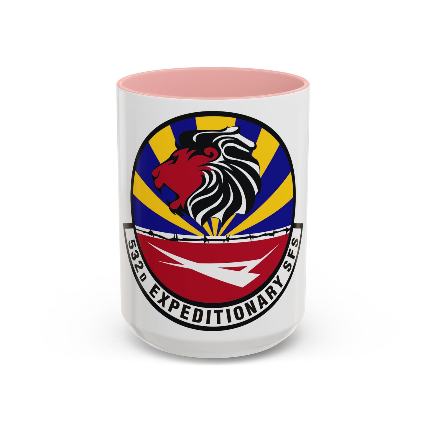 532d Expeditionary Security Forces Squadron (U.S. Air Force) Accent Coffee Mug