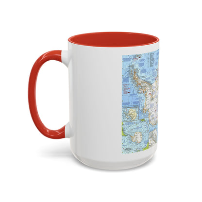 Antarctica (1963) (Map) Accent Coffee Mug