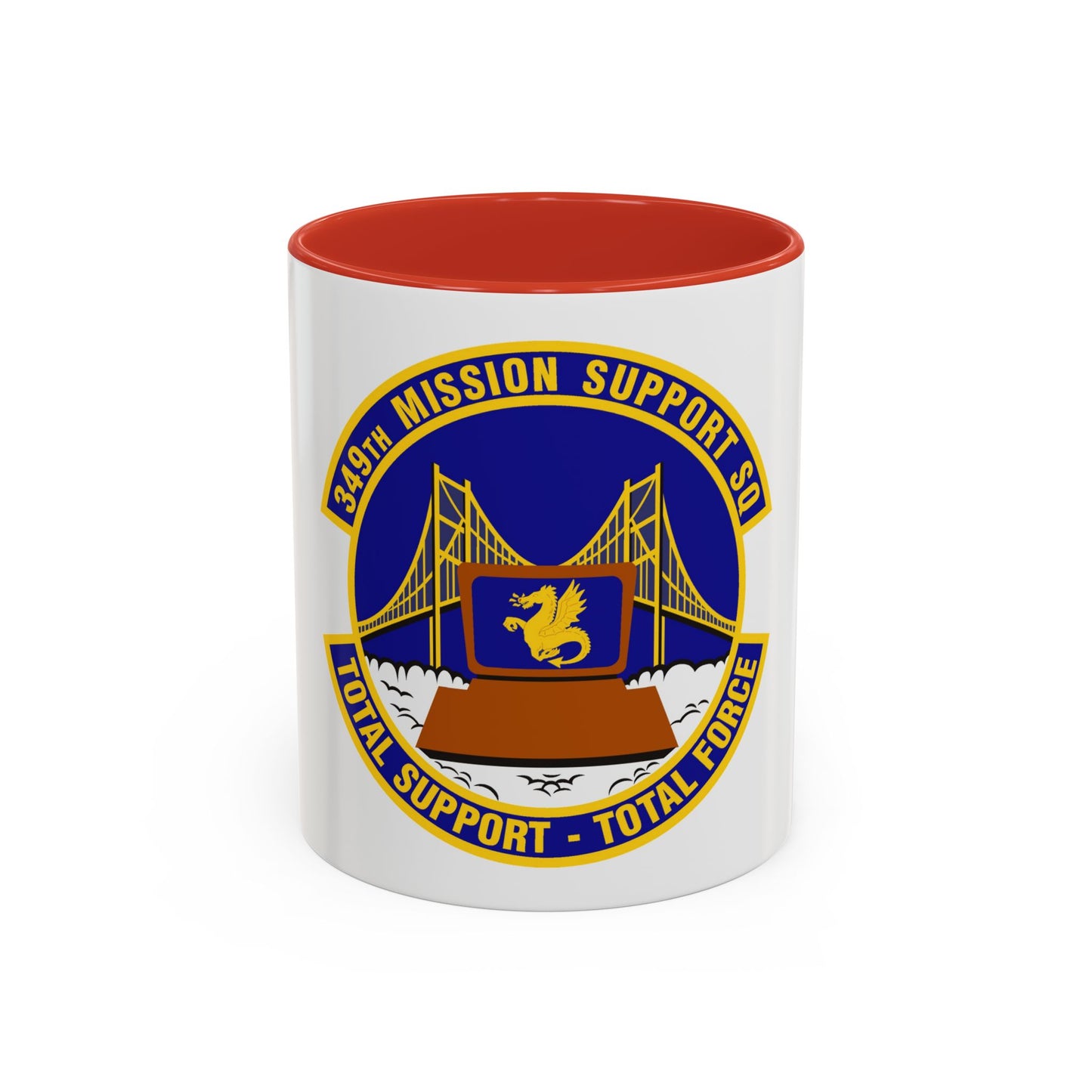 349th Mission Support Squadron (U.S. Air Force) Accent Coffee Mug