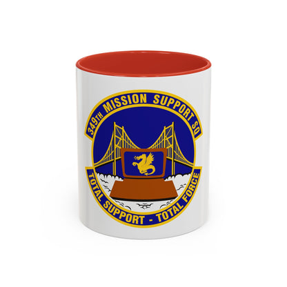 349th Mission Support Squadron (U.S. Air Force) Accent Coffee Mug