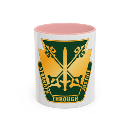 165 Military Police Pennsylvania National Guard (U.S. Army) Accent Coffee Mug