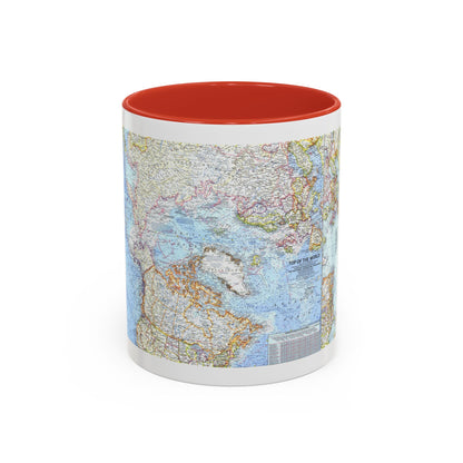 Top Of The World (1965) (Map) Accent Coffee Mug