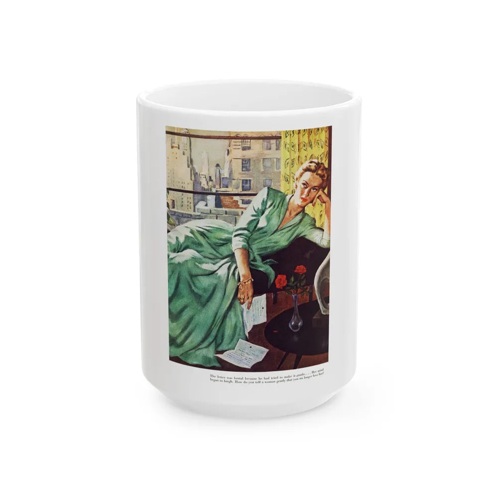 By Mutual Consent, Redbook, November 1952 - White Coffee Mug-15oz-Go Mug Yourself