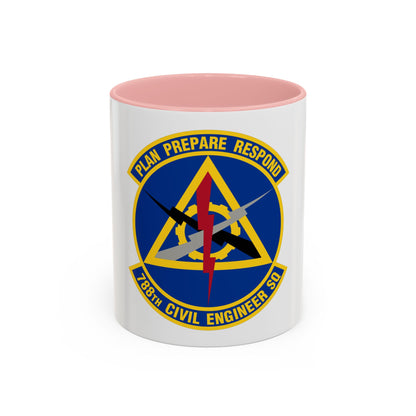788 Civil Engineer Squadron AFMC (U.S. Air Force) Accent Coffee Mug