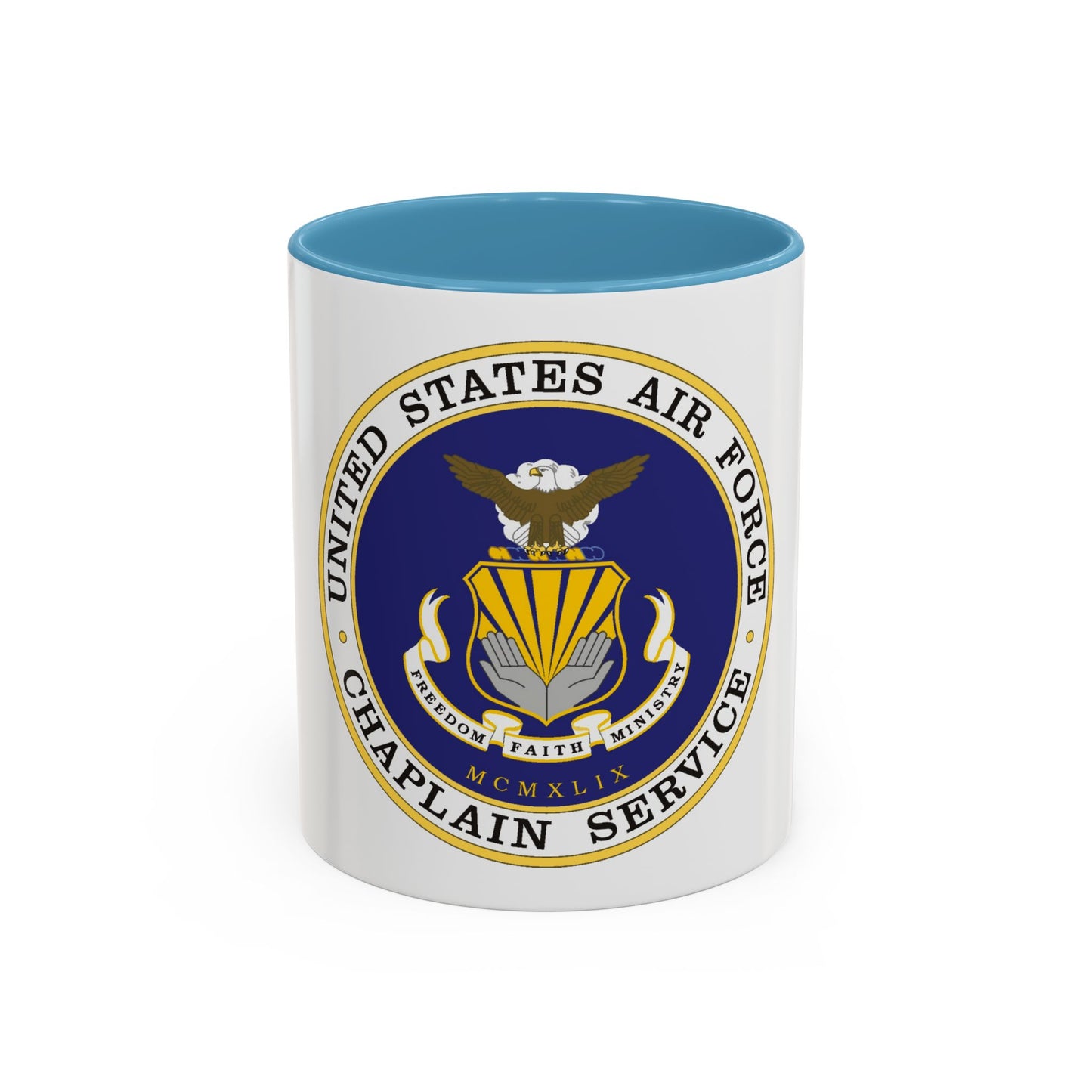 Air Force Chaplain Service (U.S. Air Force) Accent Coffee Mug