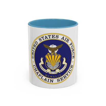 Air Force Chaplain Service (U.S. Air Force) Accent Coffee Mug