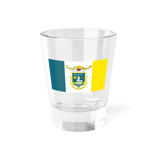 Flag of Yellowknife NWT Canada - Shot Glass 1.5oz