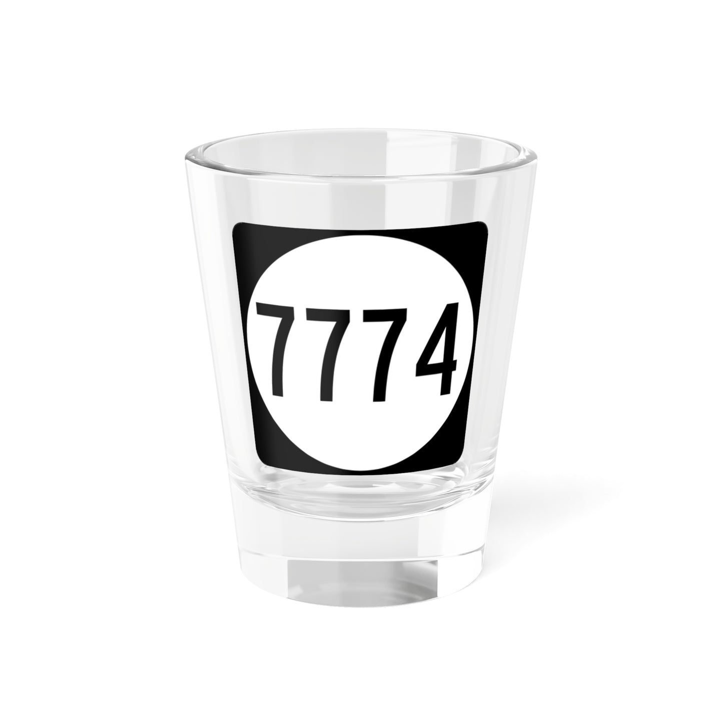 PR tertiary 7774 (Puerto Rico) (Road Sign) Shot Glass 1.5oz