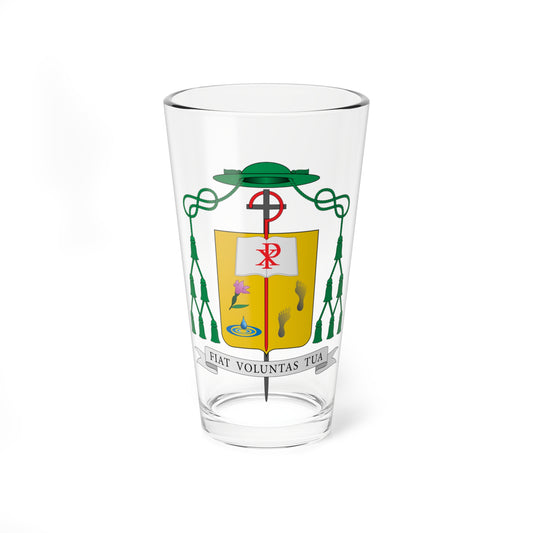 Escudo de Jaime Pedro Kohl (Spain) (Coat of Arms) Pint Glass 16oz