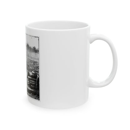 Bermuda Hundred, Va. Federal Earthworks On Left Of The Line, Near Point Of Rocks (U.S. Civil War) White Coffee Mug