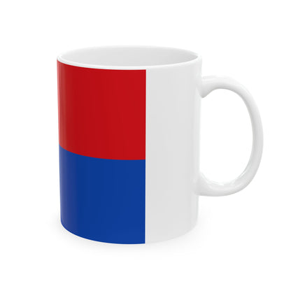 Flag of Cartago Province Costa Rica - White Coffee Mug-Go Mug Yourself