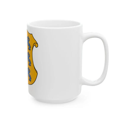 Coat of arms of Estonia 2 - White Coffee Mug-Go Mug Yourself