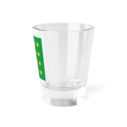 Реитарское знамя роты Белгородского разряда зеленое. 1665 г (Ukraine) Shot Glass 1.5oz