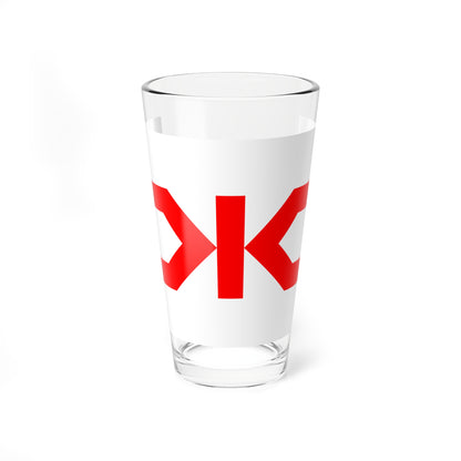 南洋庁所属水産調査船の旗 (Japan) Pint Glass 16oz