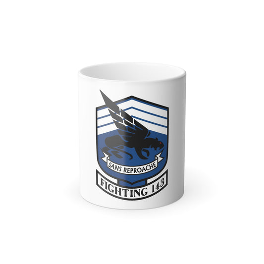 VFA 143 Strike Fighter Squadron 143 (U.S. Navy) Color Changing Mug 11oz