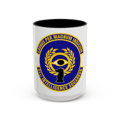 21st Intelligence Squadron (U.S. Air Force) Accent Coffee Mug