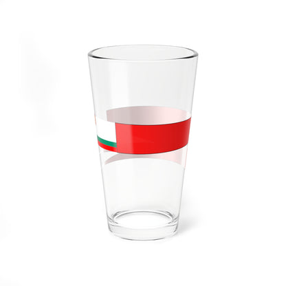 Bulgarian Navy Rank Flag Pendant of Ship Division Commander 2 (Bulgaria) Pint Glass 16oz