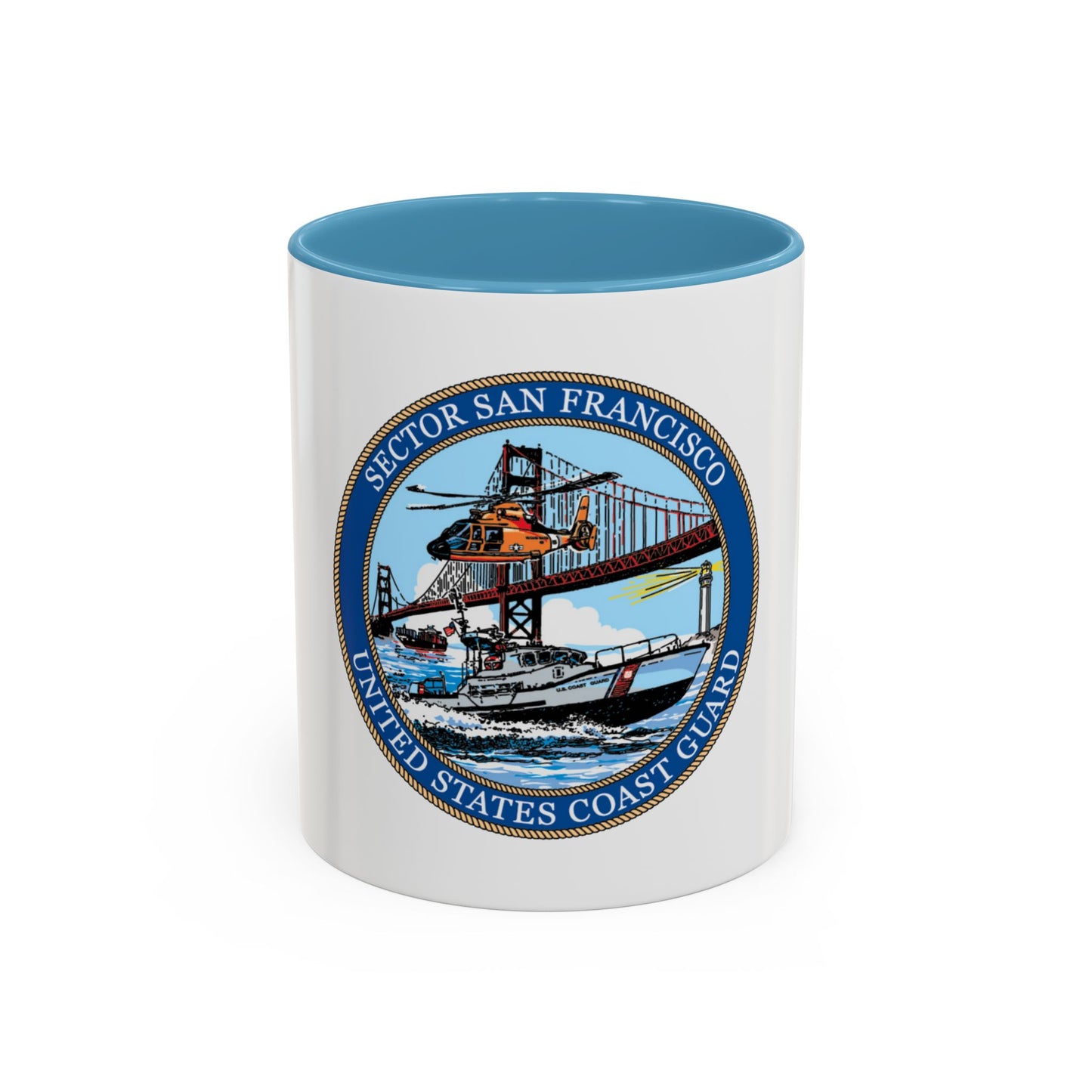USCG Sector San Francisco (U.S. Coast Guard) Accent Coffee Mug