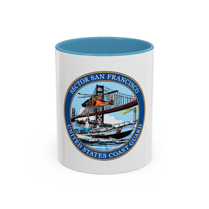 USCG Sector San Francisco (U.S. Coast Guard) Accent Coffee Mug