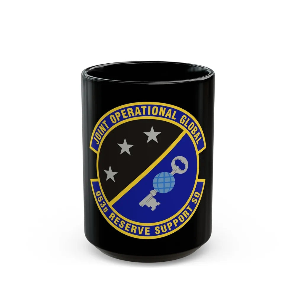 953d Reserve Support Squadron (U.S. Air Force) Black Coffee Mug-15oz-Go Mug Yourself