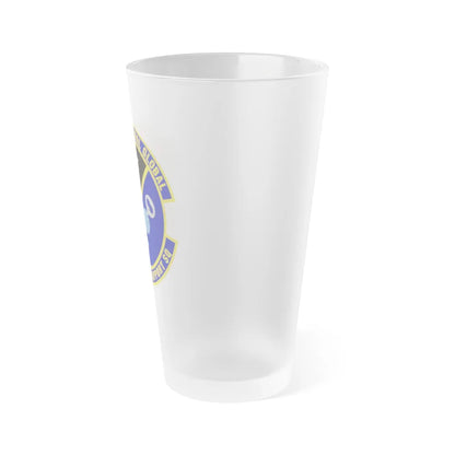 953d Reserve Support Squadron (U.S. Air Force) Frosted Pint Glass 16oz-Go Mug Yourself