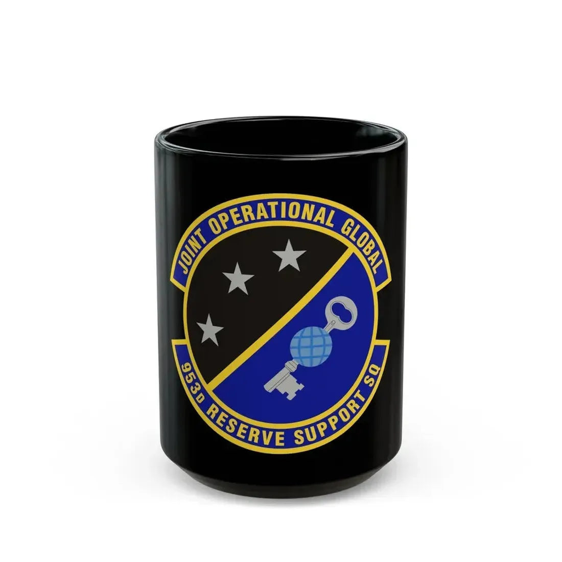 953d Reserve Support Squadron (U.S. Air Force) Black Coffee Mug 15oz - Go Mug Yourself