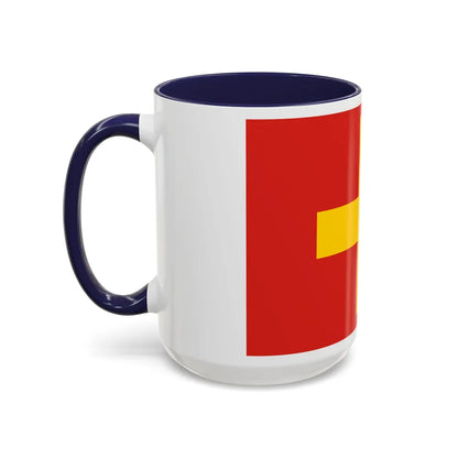 Flag of Ancona Italy - Accent Coffee Mug-Go Mug Yourself