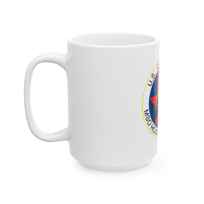 USCG MSO Houston Galveston (U.S. Coast Guard) White Coffee Mug