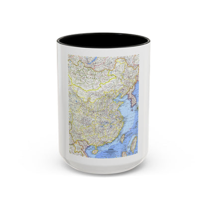 China (1964) (Map) Accent Coffee Mug