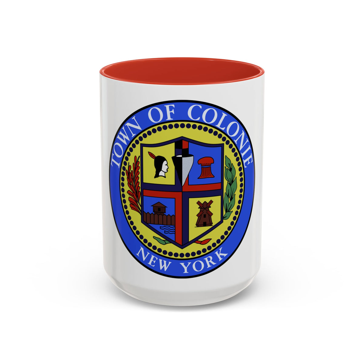 Seal of town of Colonie - Accent Coffee Mug