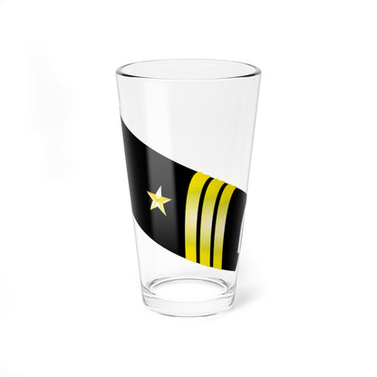 SS.OO.6.  CAPITÁN DE FRAGATA (Chile) (Military Rank) Pint Glass 16oz