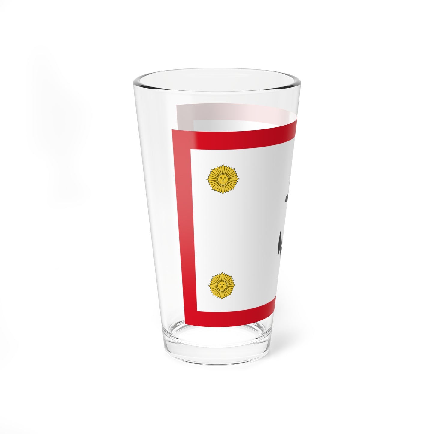 Rank flag for the Commander General of the Peruvian Navy (Peru) Pint Glass 16oz