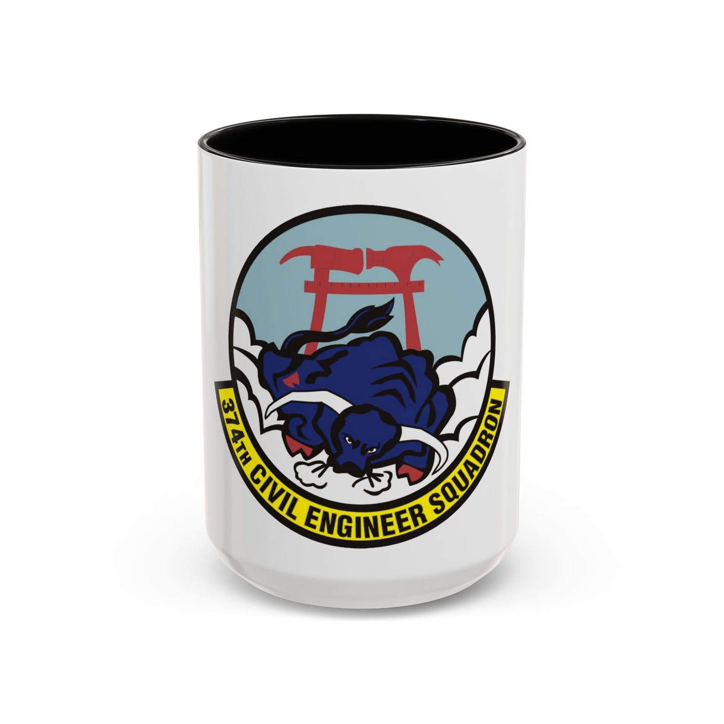 374 Civil Engineer Squadron PACAF (U.S. Air Force) Accent Coffee Mug